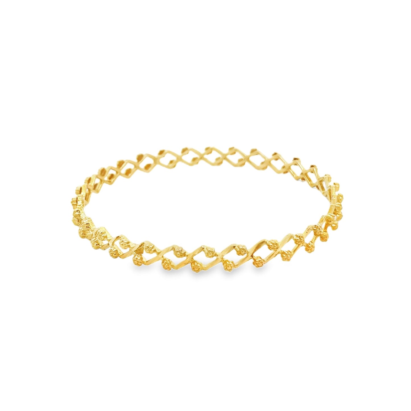 22ct yellow gold second-hand bangle FCA01019881-3