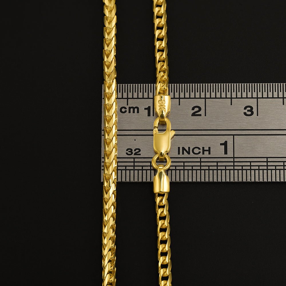 9ct Solid Yellow Gold Franco Chain 3mm CNM12282