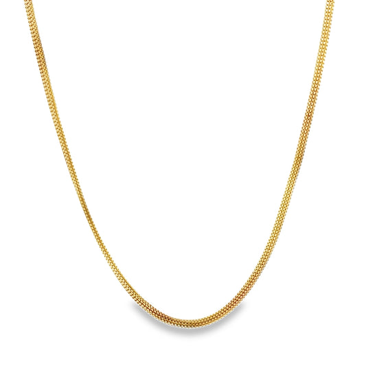 18ct yellow gold pre-owned chain 01002357