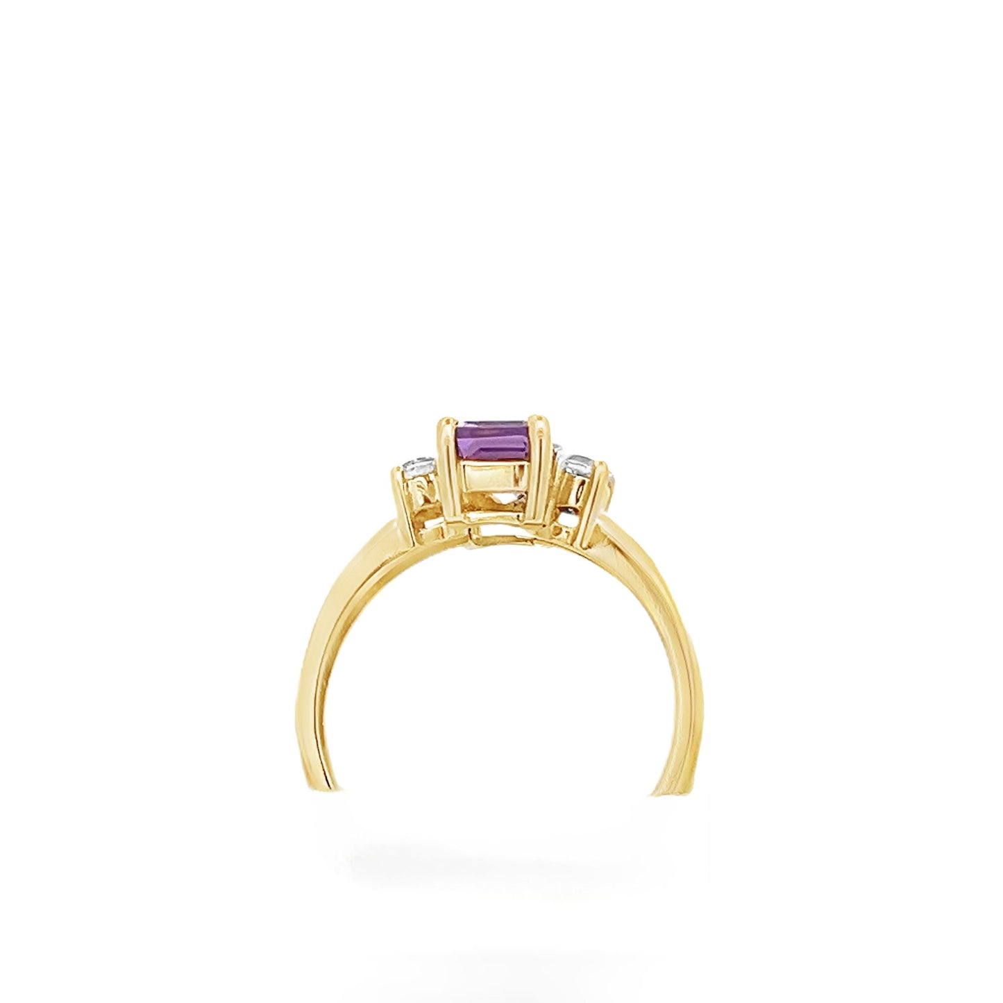 9ct yellow gold cocktail ring with stones 02032569