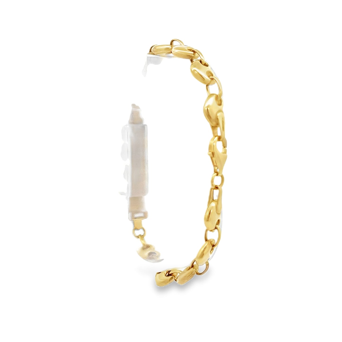 New 14ct yellow gold bracelet with EvilEye charm 02022110