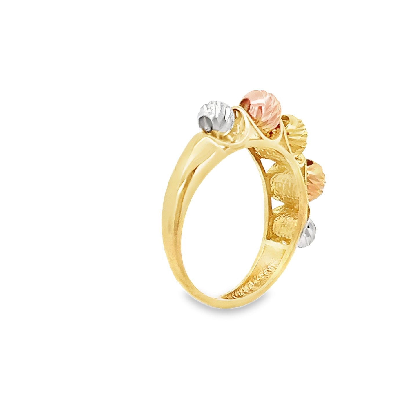 New 14ct multicolour gold ring 02021454