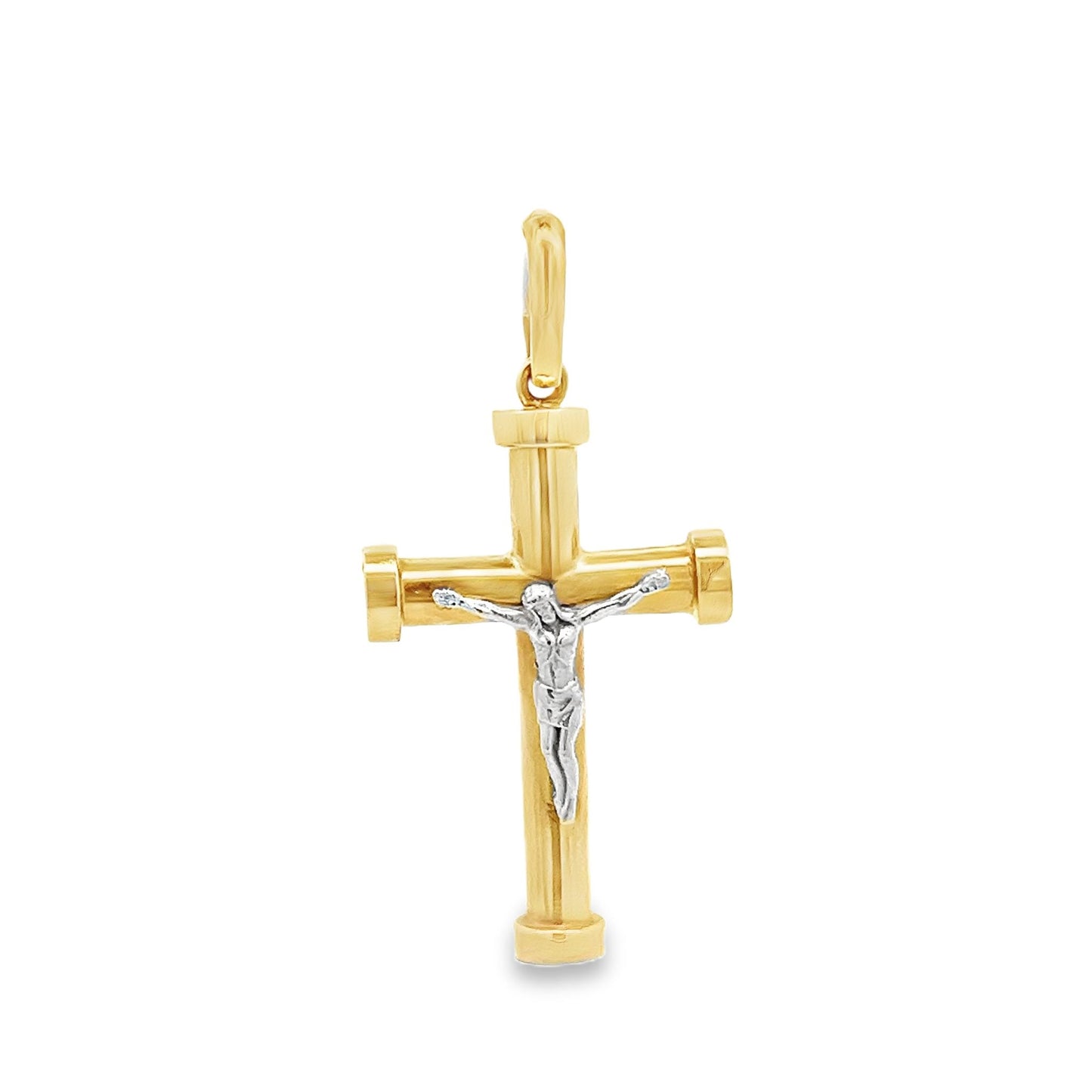 New 14ct yellow gold cross 02021546