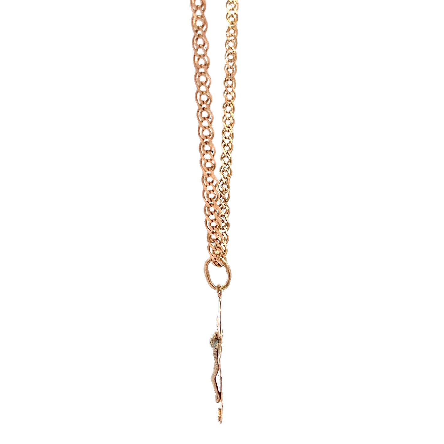 14ct yellow gold chain and pendant 07001449