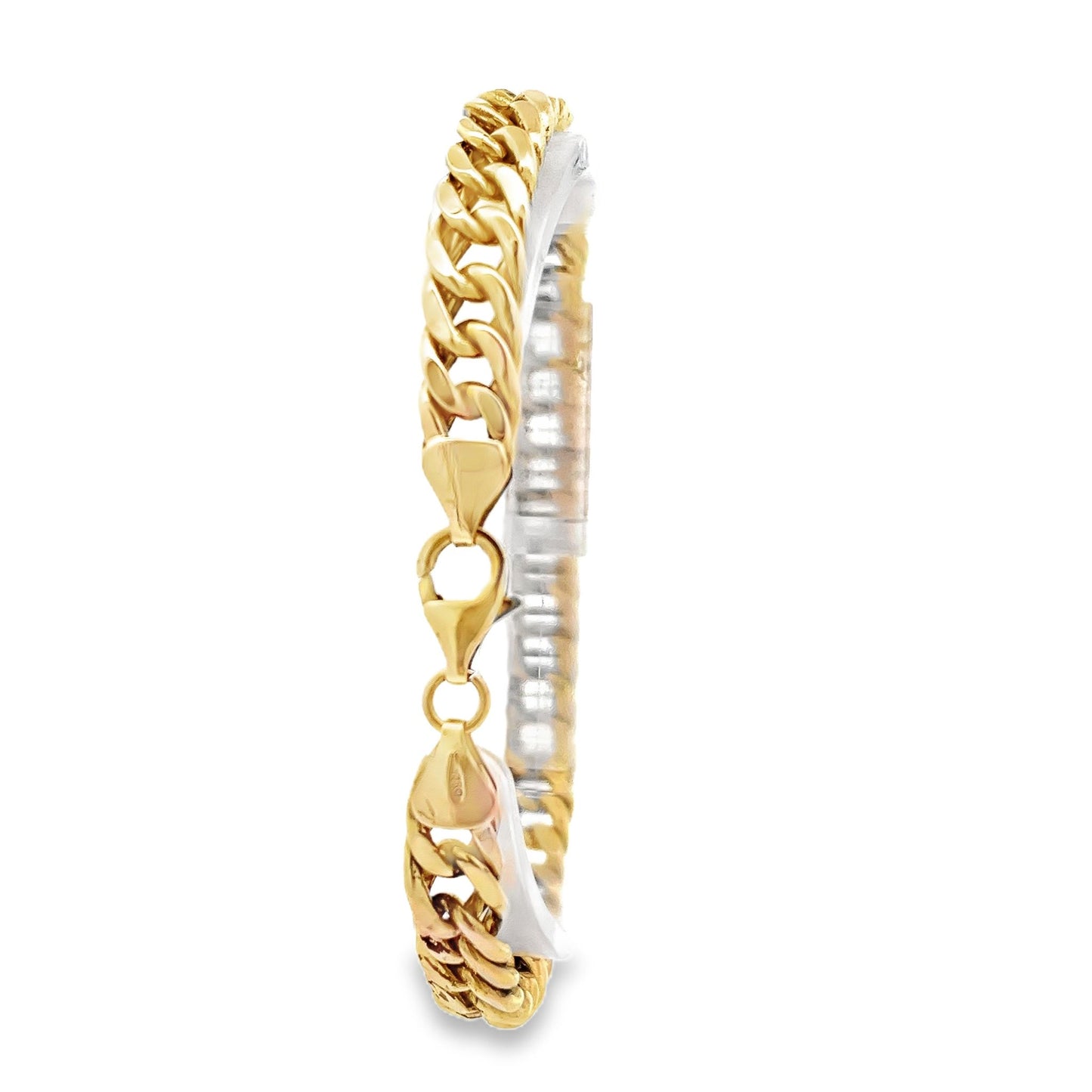 18ct yellow-white gold pre-owned bracelet 06003306