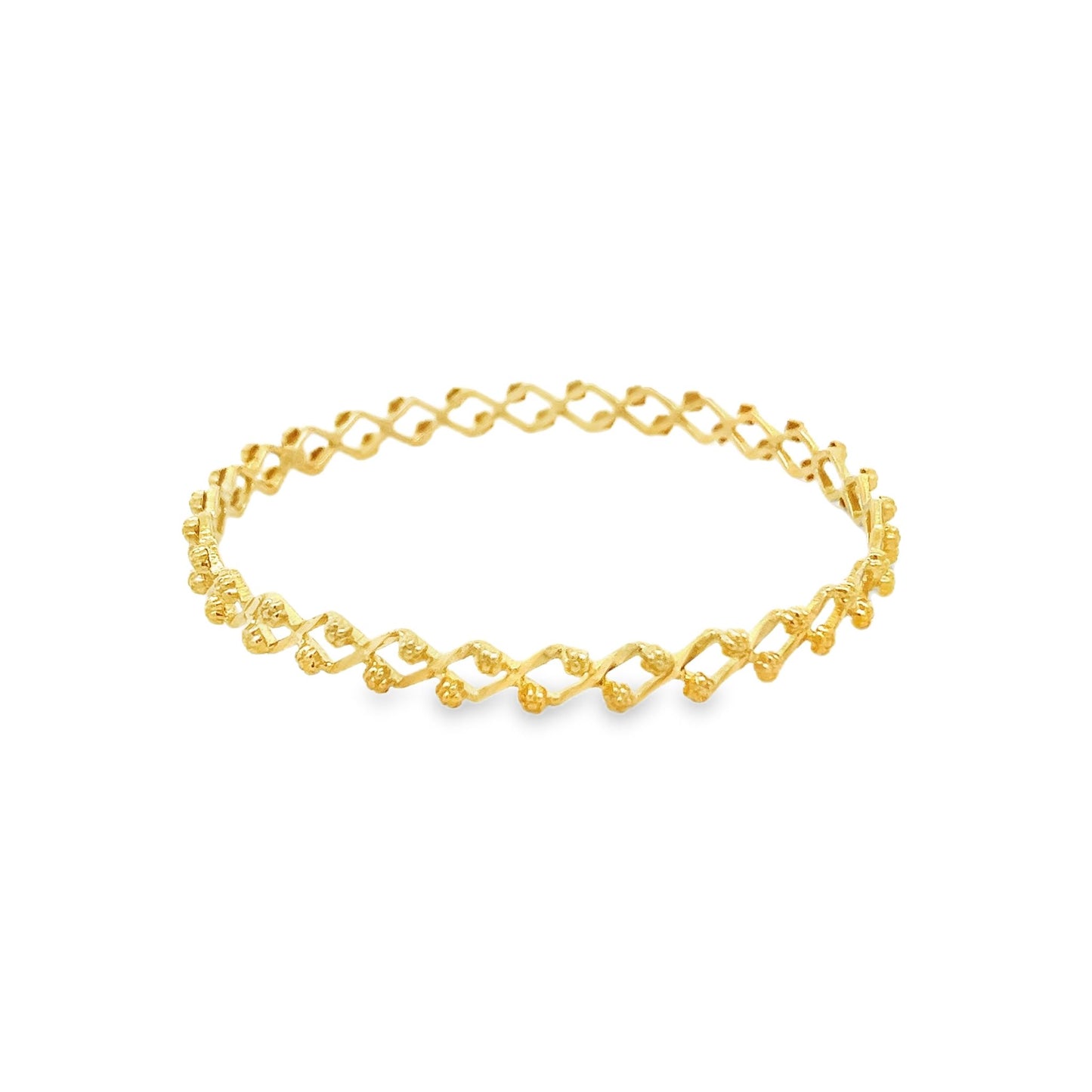 22ct yellow gold second-hand bangle FCA01019881-3