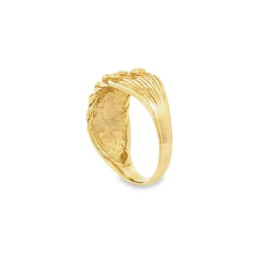 New 9ct yellow gold ring 02024825