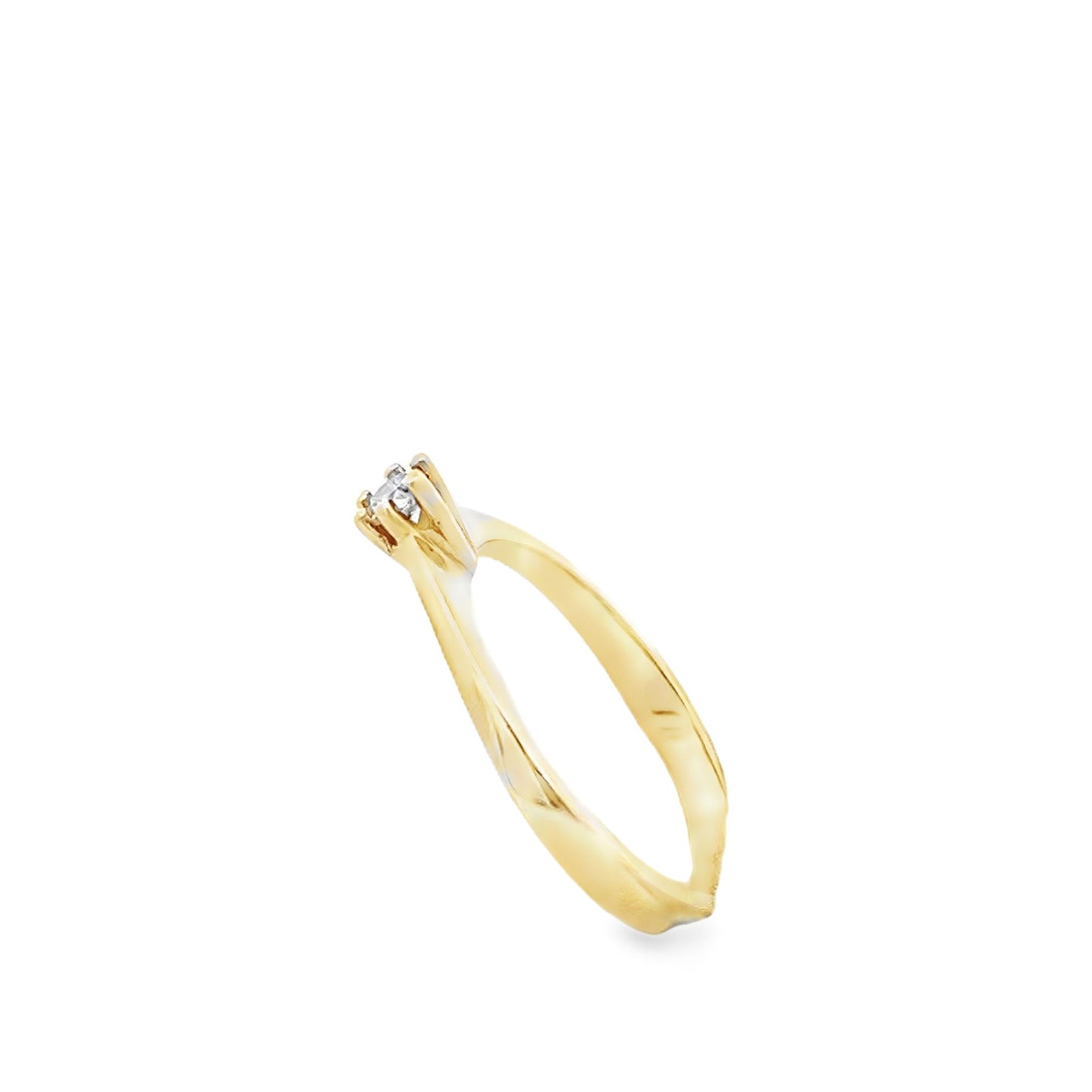 14ct yellow gold pre-owned ring 06002973