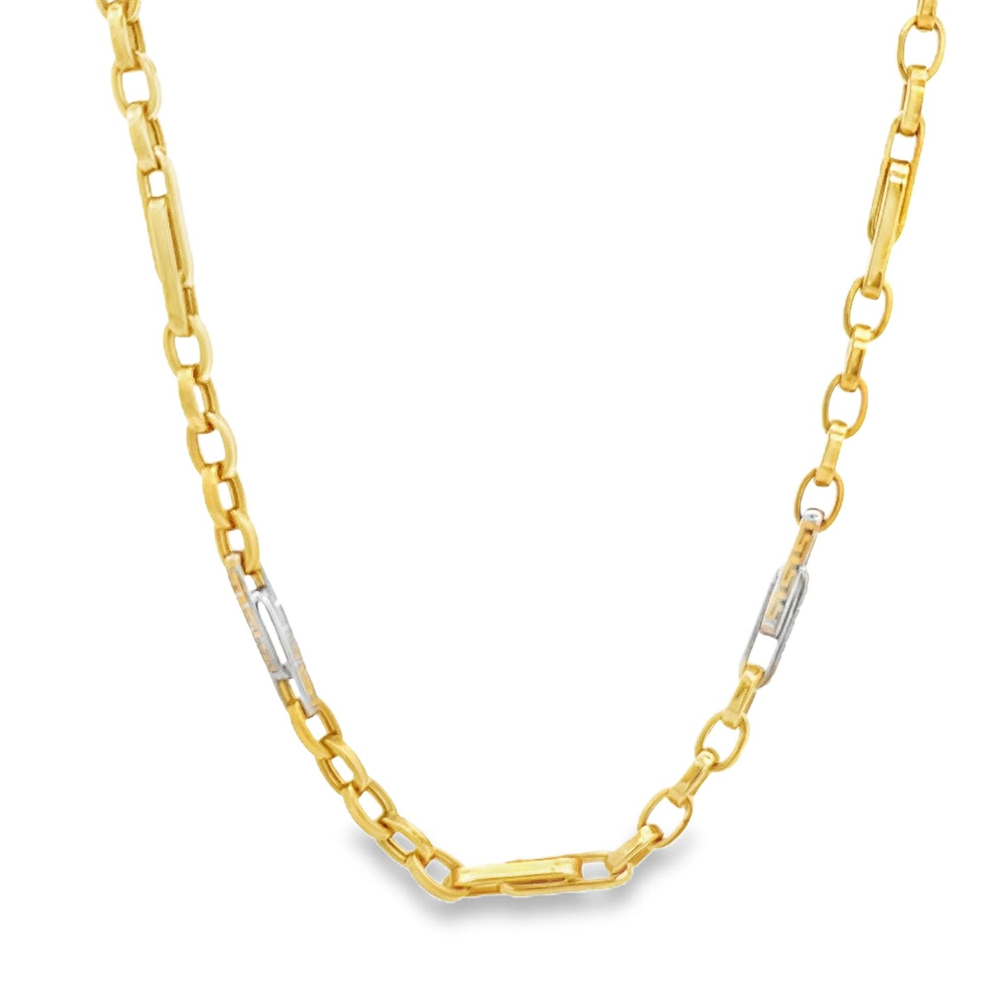 New 22ct multicolour gold chain 02022656