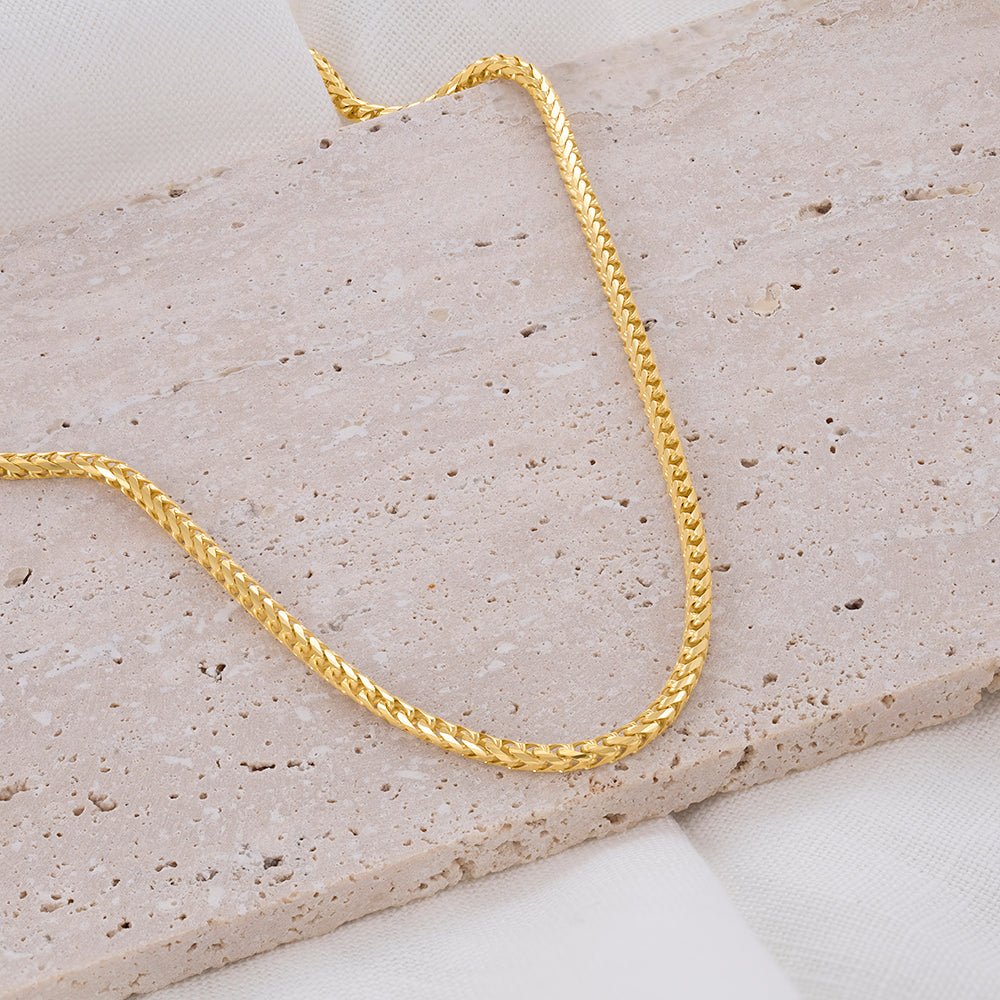 9ct Solid Yellow Gold Franco Chain 3mm CNM12282