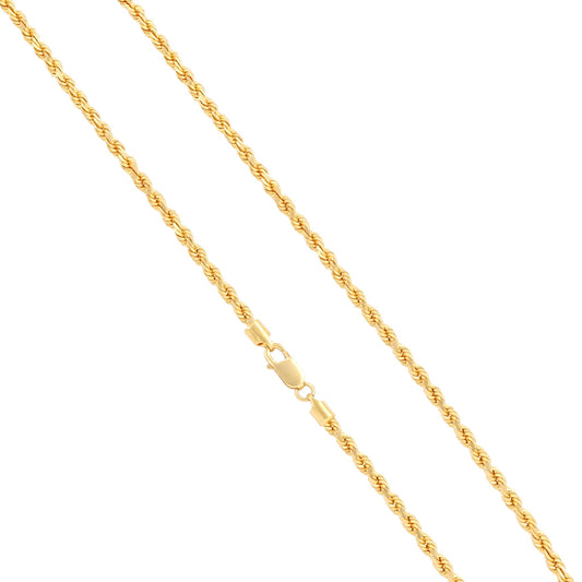 22ct yellow gold pre-owned  rope chain 02033274