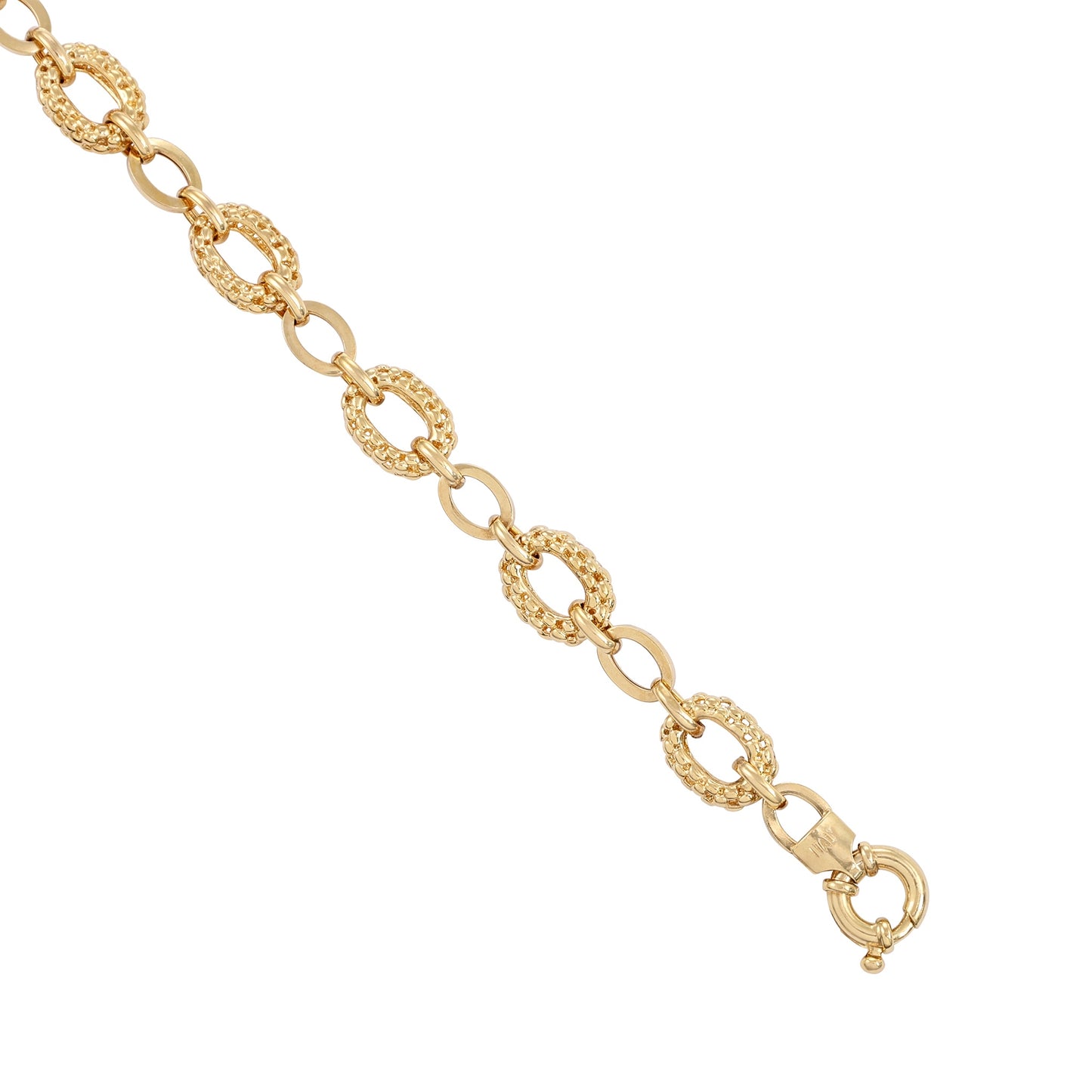 9ct yellow gold pre-owned bracelet 03001388