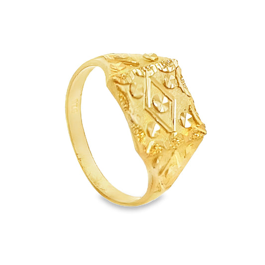 New 22ct yellow gold ring 02020452