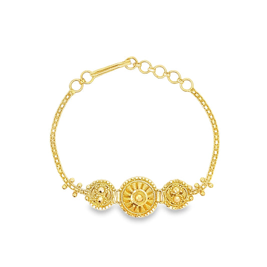 New 22ct yellow gold bracelet for kids 02023145