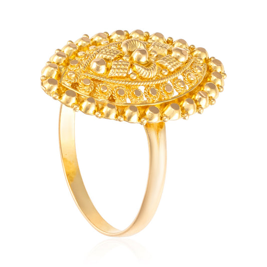 22ct yellow gold ring 02029880