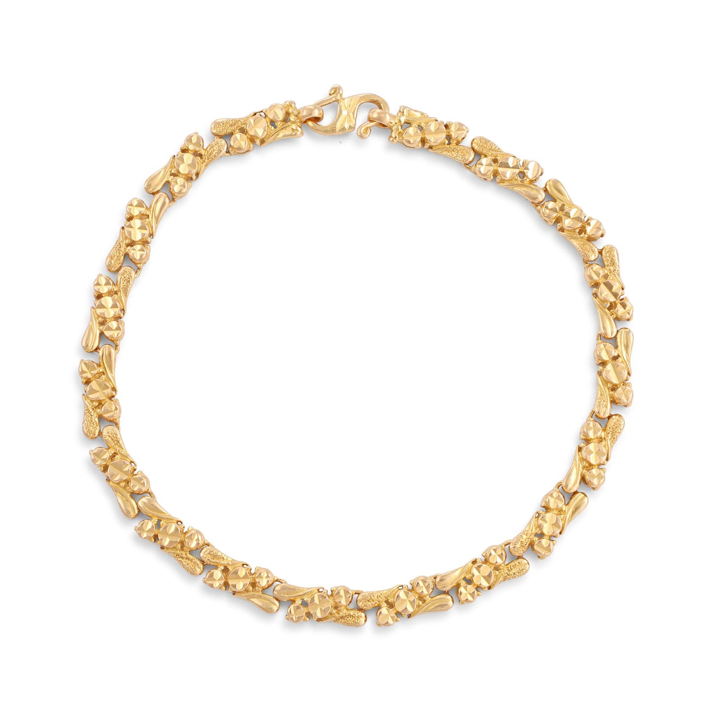 22ct yellow gold pre-owned bracelet 02033219