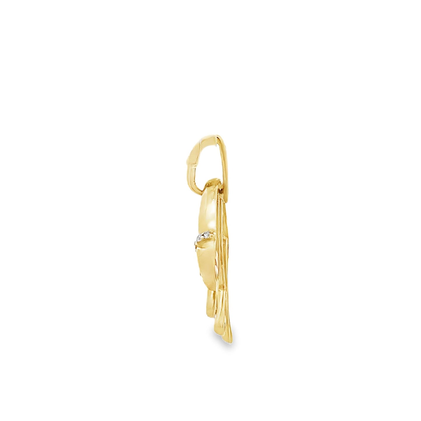 New 14ct yellow gold tiger pendant 02021562