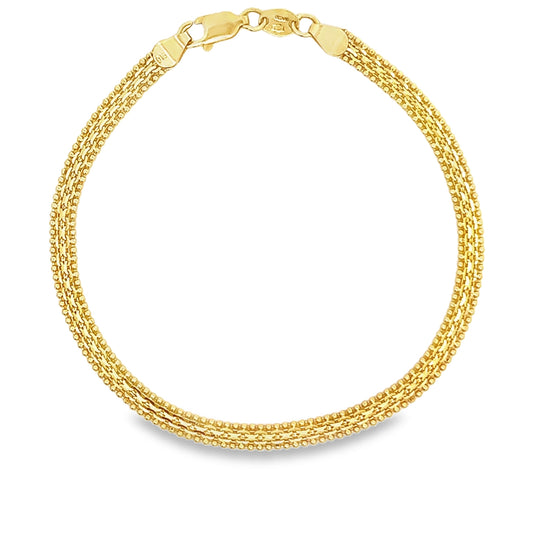 New 22ct yellow gold bracelet BF823-BR92