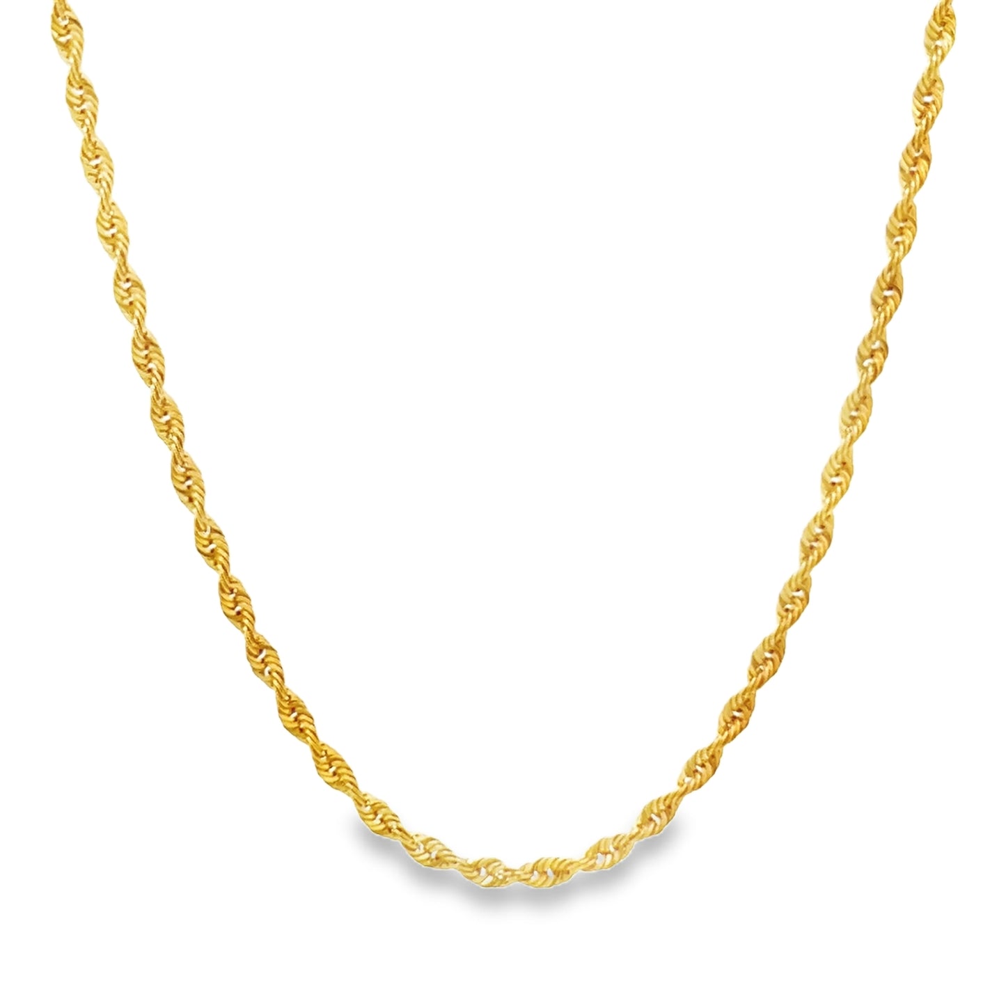 New 22ct yellow gold twisted chain 02022461