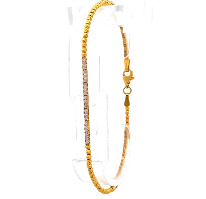 New 22ct  yellow gold bracelet 02017772