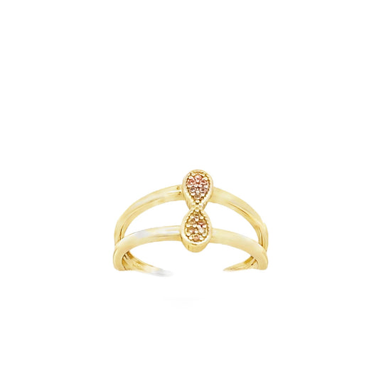 14ct yellow gold second-hand ring 02016423