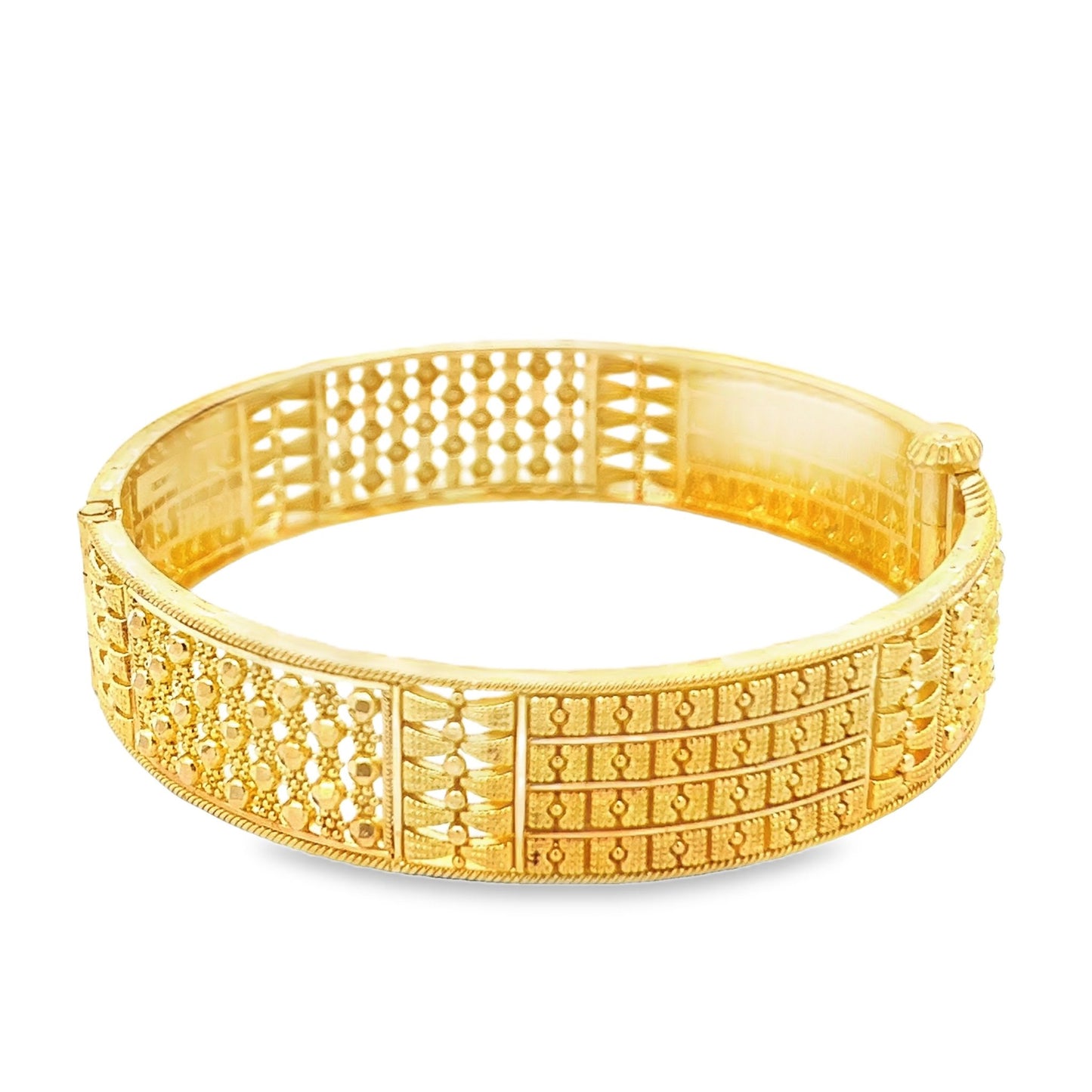 22ct yellow gold second-hand bangle FCA06010742-4