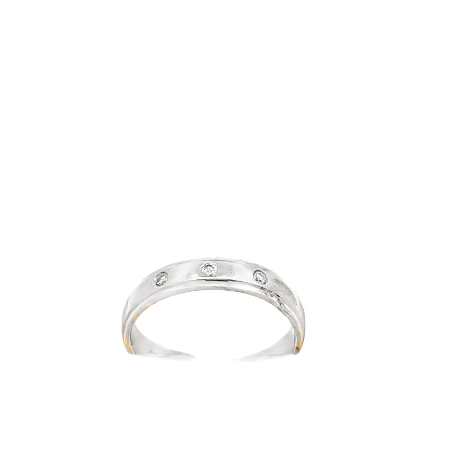 9ct white gold ring 08000394