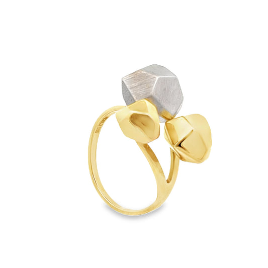 New 14ct multicolour gold ring 02021486