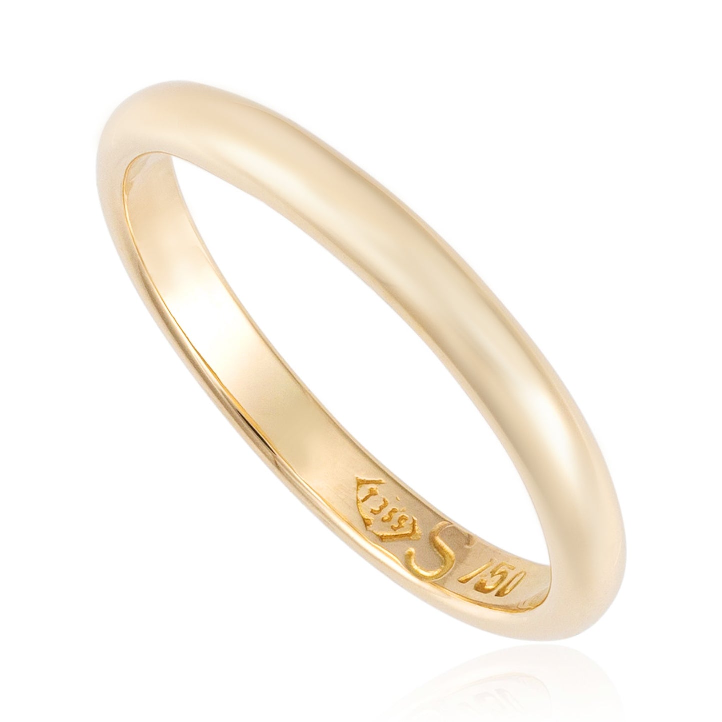 18ct yellow gold wedding ring 09000334