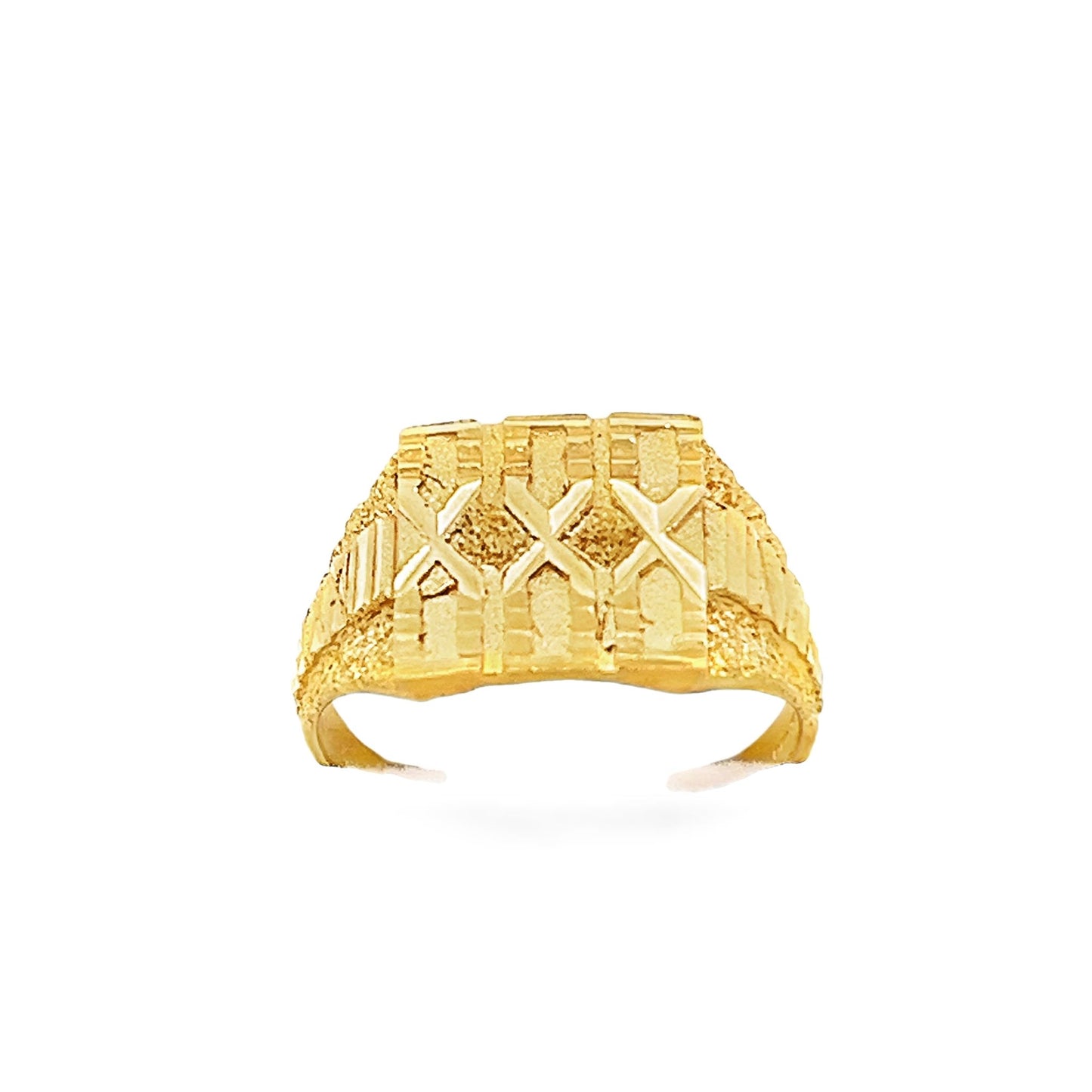 New 22ct yellow gold ring 02020415