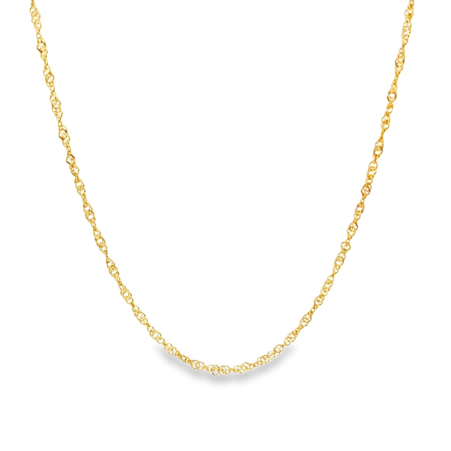 22ct yellow gold second hand chain FCA08002217-28