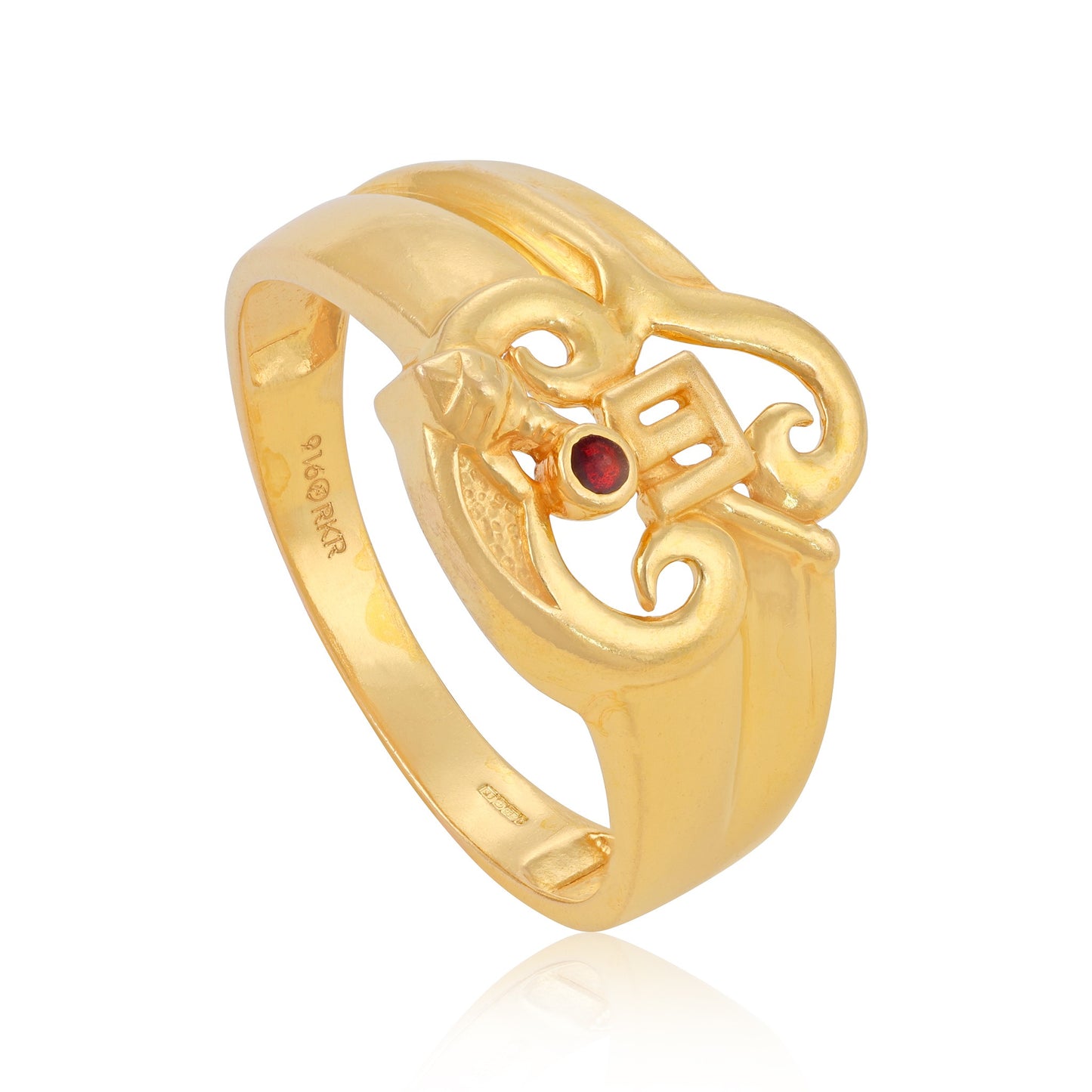 22ct yellow gold ring 02033683