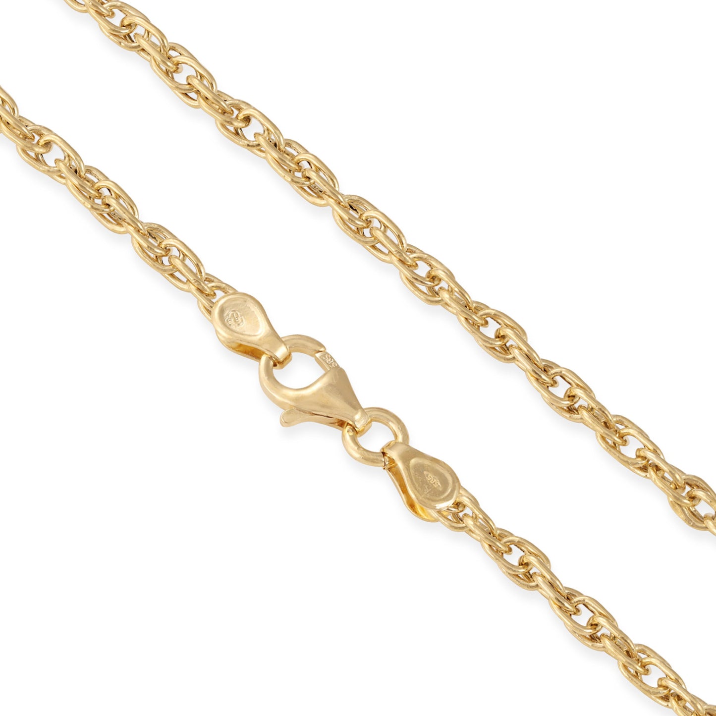 14ct yellow gold Seneca circles necklace 05001463