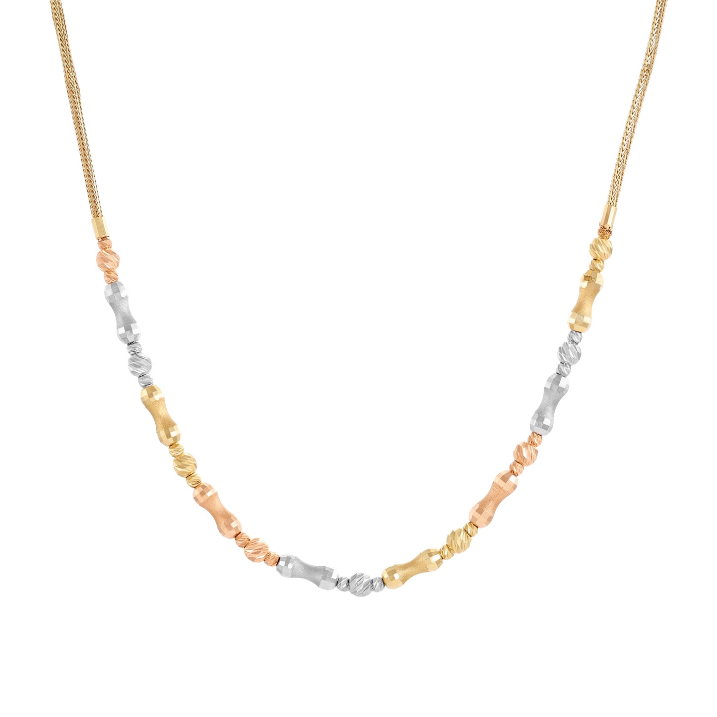 New 14ct multicolour gold chain 02021736