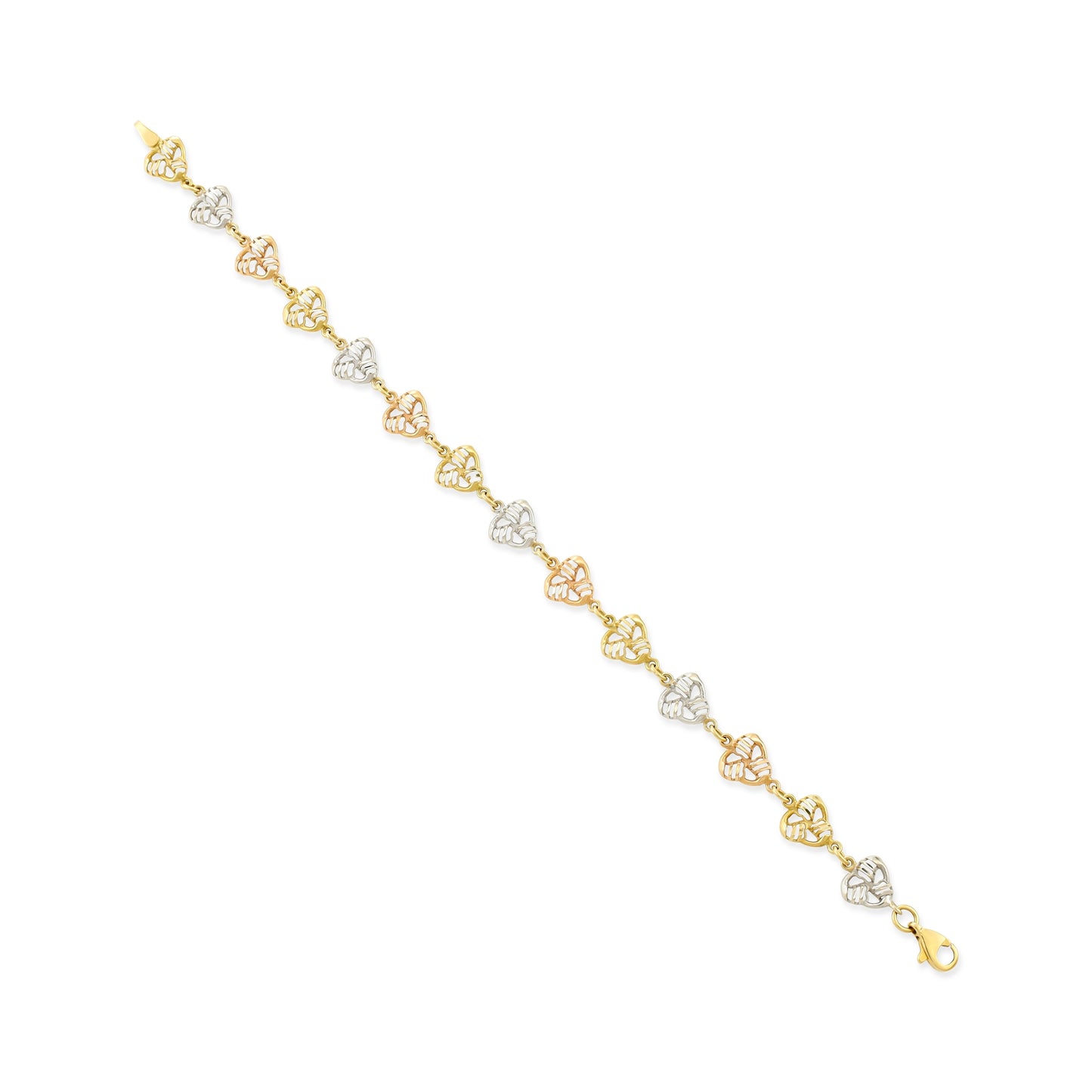 18ct multicolour gold bracelet 07001801