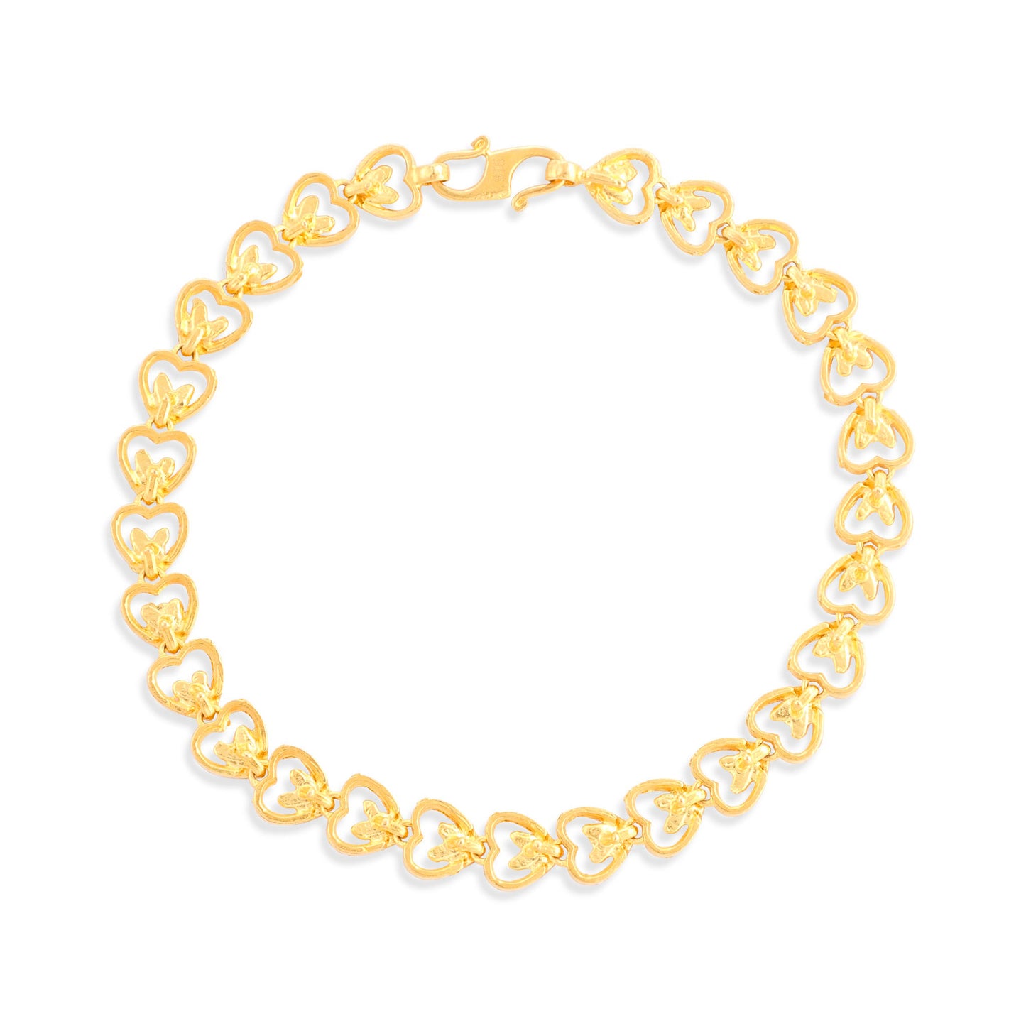 22ct yellow gold second-hand bracelet 01002860