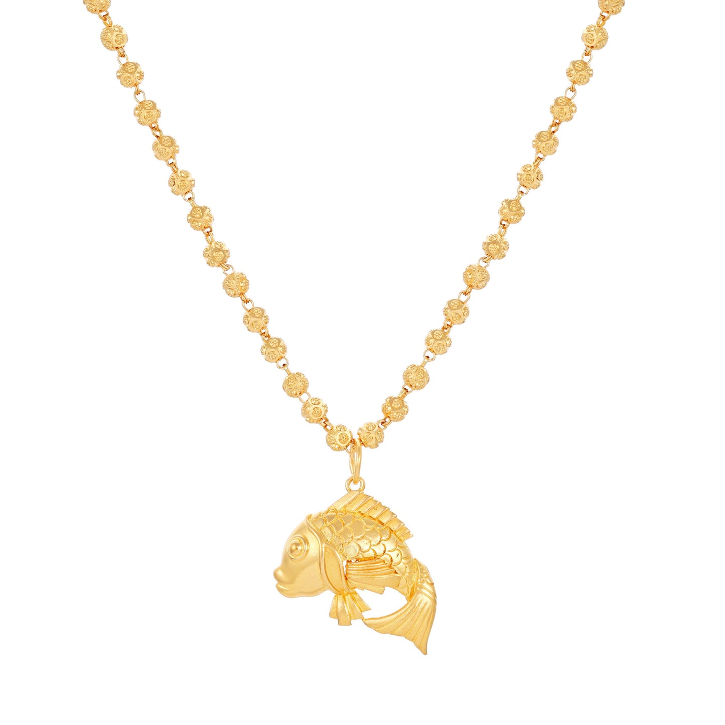 22ct yellow gold chain with pendant