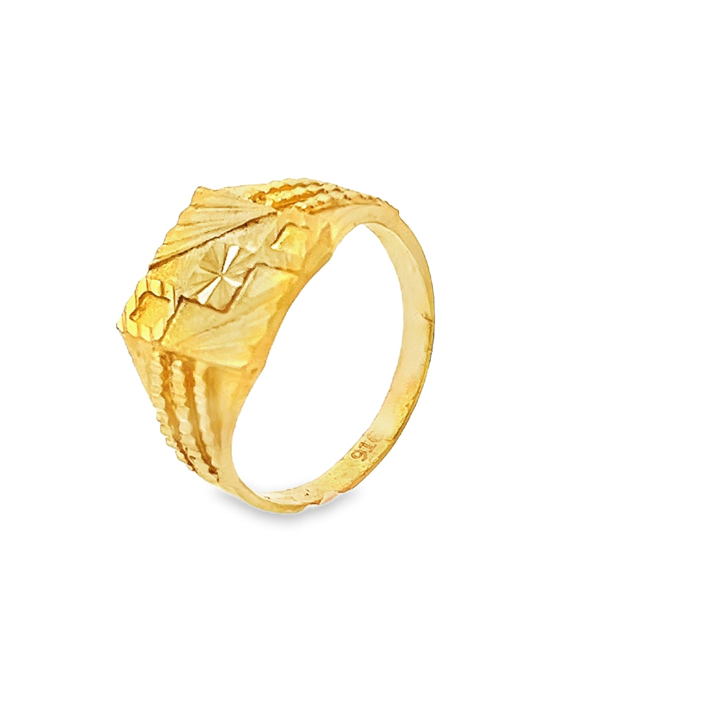 New 22ct yellow gold ring 02019823