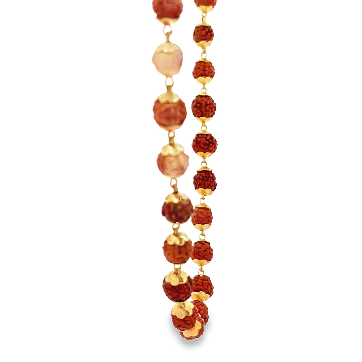 22ct yellow gold pre-owned Rudraksha Mala chain 22118-CN1