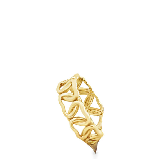 New 14ct yellow gold ring 02021426