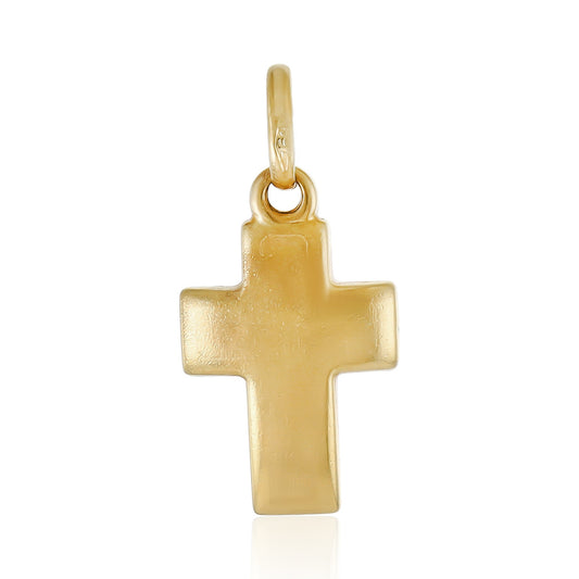 18ct yellow gold cross 00006708