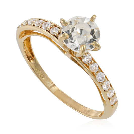 18ct yellow gold ring 08001474