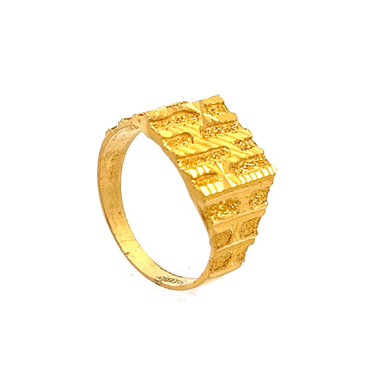 New 22ct yellow gold ring 02020032