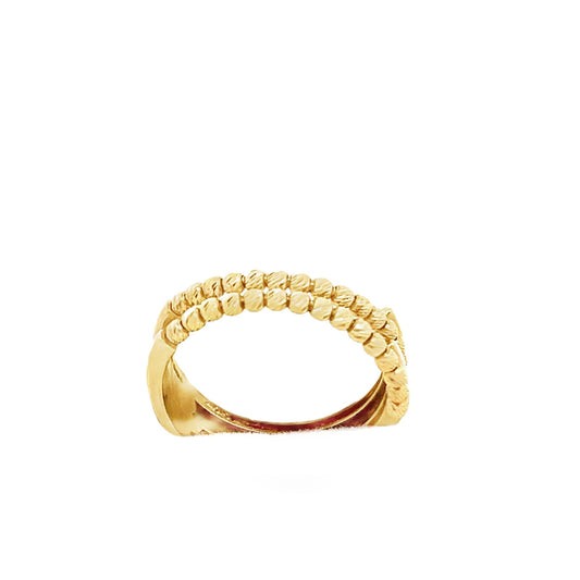 New 14ct yellow gold ring 02021482