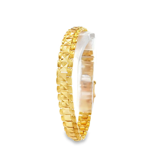 22ct yellow gold second-hand bracelet 11000346