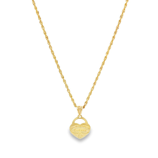 18ct yellow gold second-hand chain with pendant FCA00005760-4