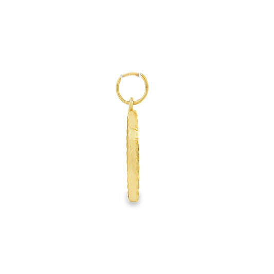 New 22ct yellow gold pendant with flower 02020158