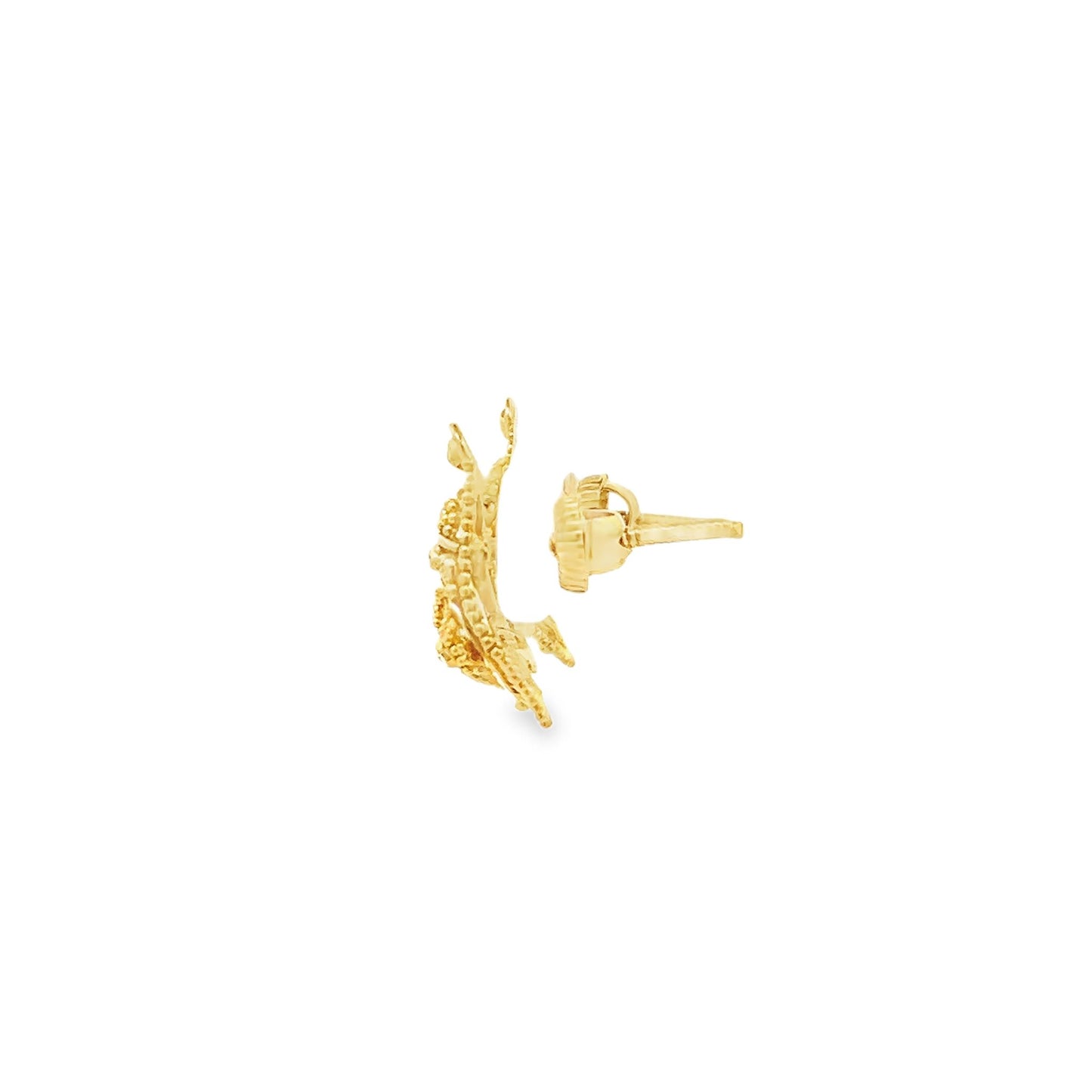 New 22ct yellow gold earrings 02020632