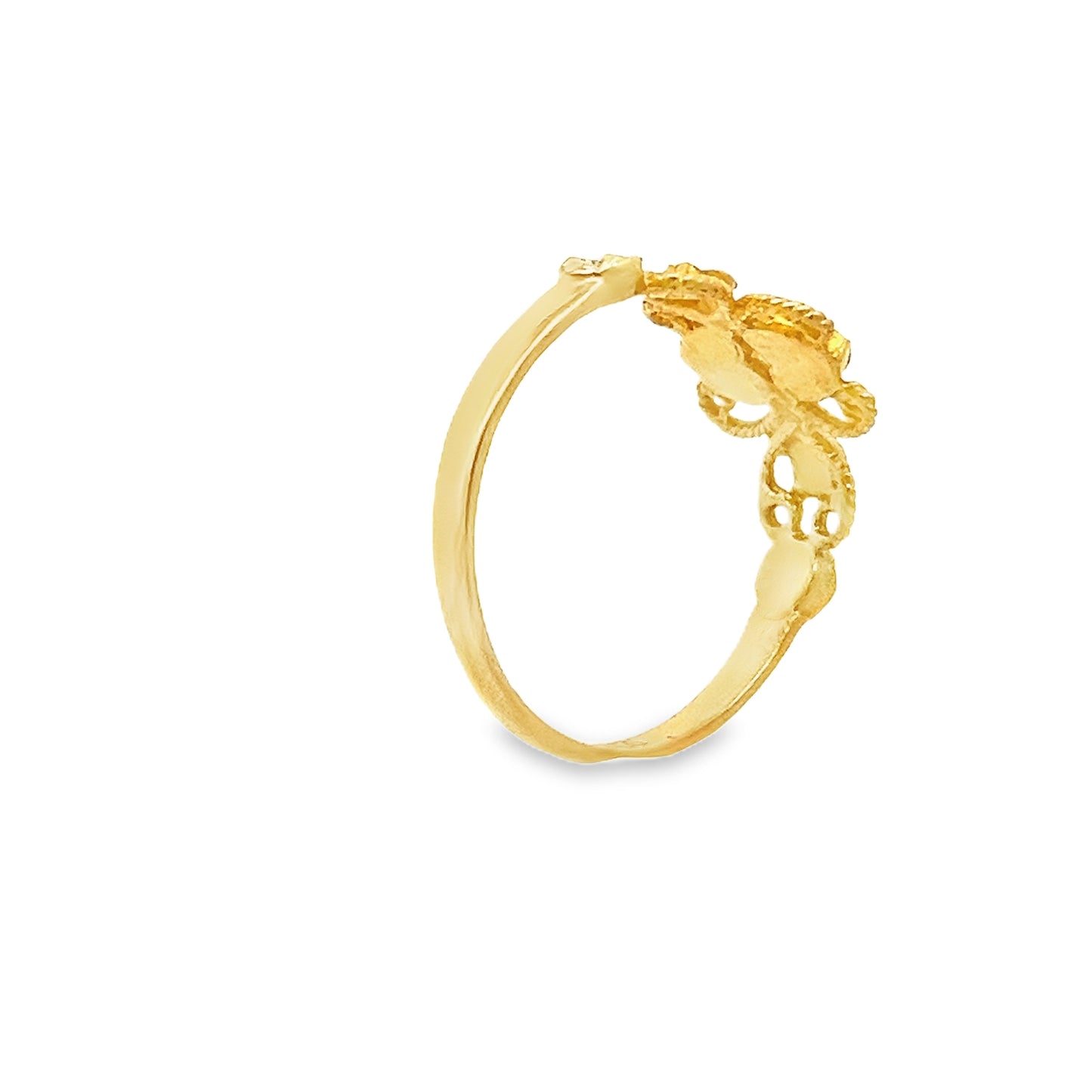 New 22ct yellow gold heart design ring 02020906