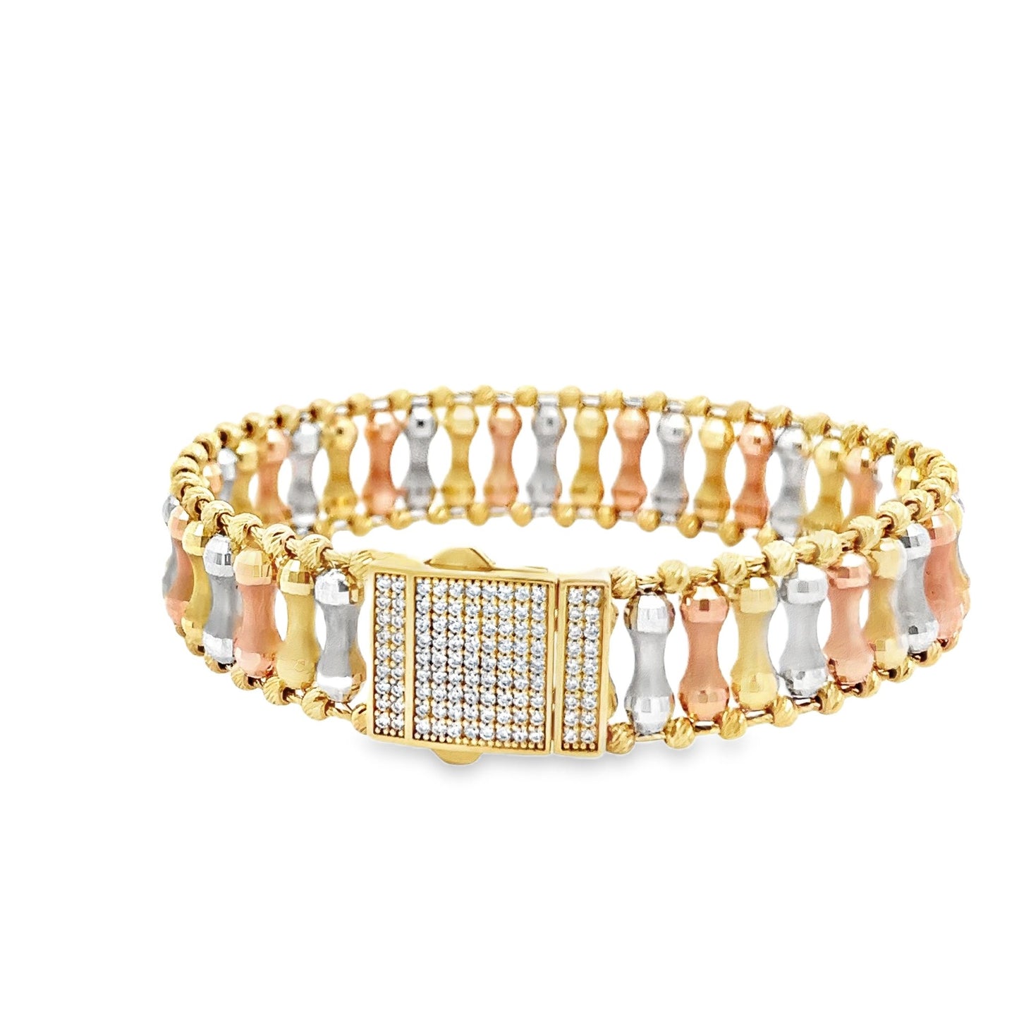 New 14ct multicolour gold bracelet 02022250